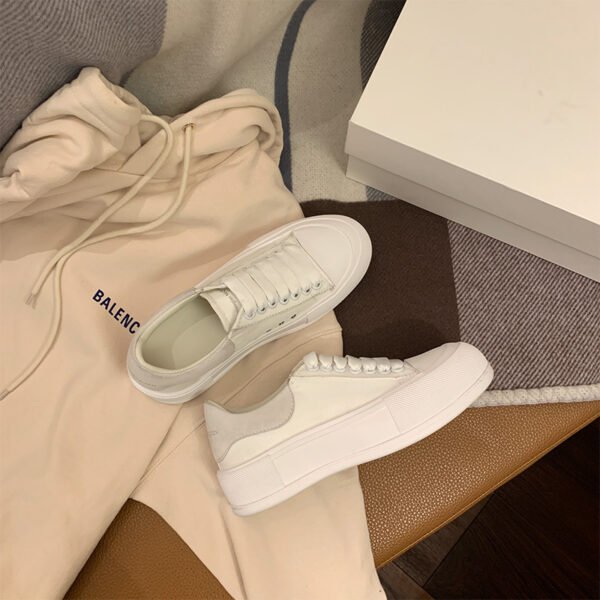 Casual Shoes All-Match White Shoes Women Canvas Shoes - Image 7
