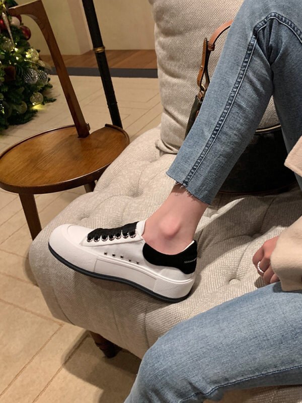 Casual Shoes All-Match White Shoes Women Canvas Shoes - Image 3
