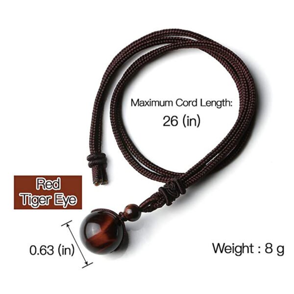 Hand-Woven Natural Stone Crystal Bead Necklace - Image 9