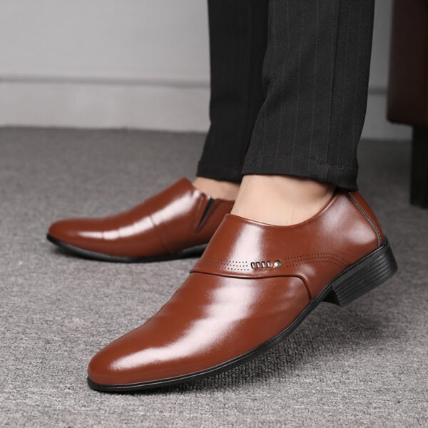 Casual pointed toe shoes men leather shoes men - Image 6