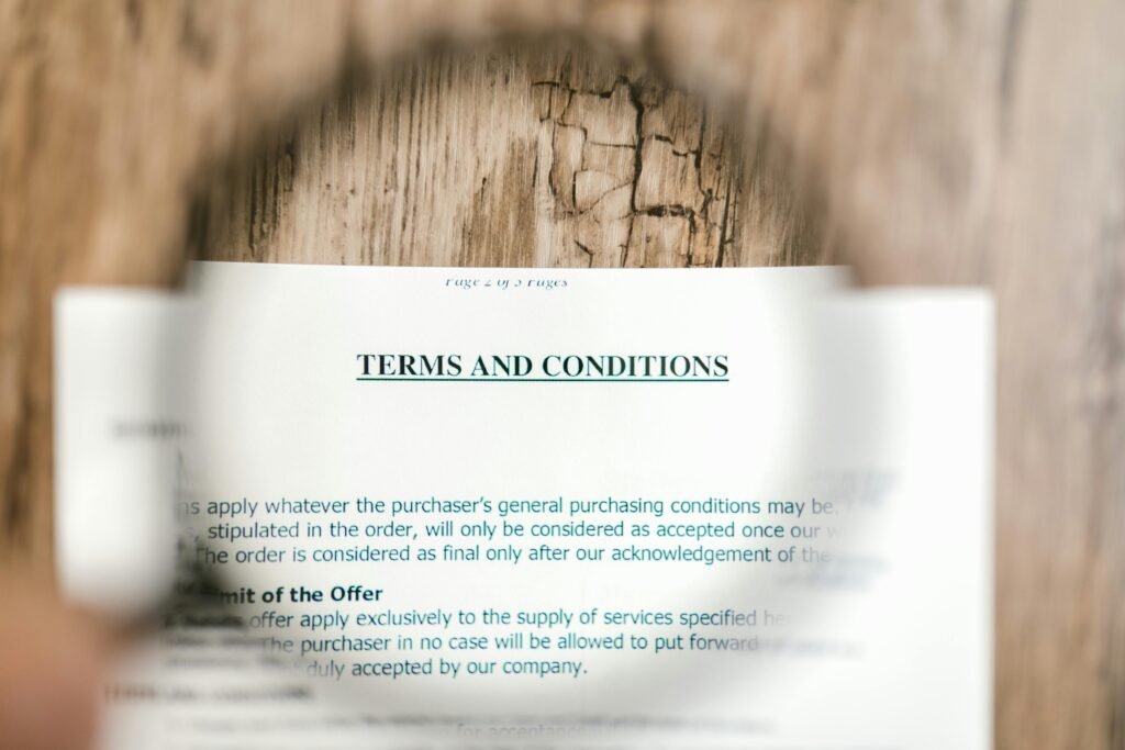 terms and conditions 1 terms and conditions