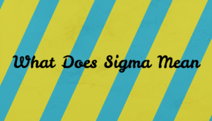 Blog 15 What Does Sigma Mean