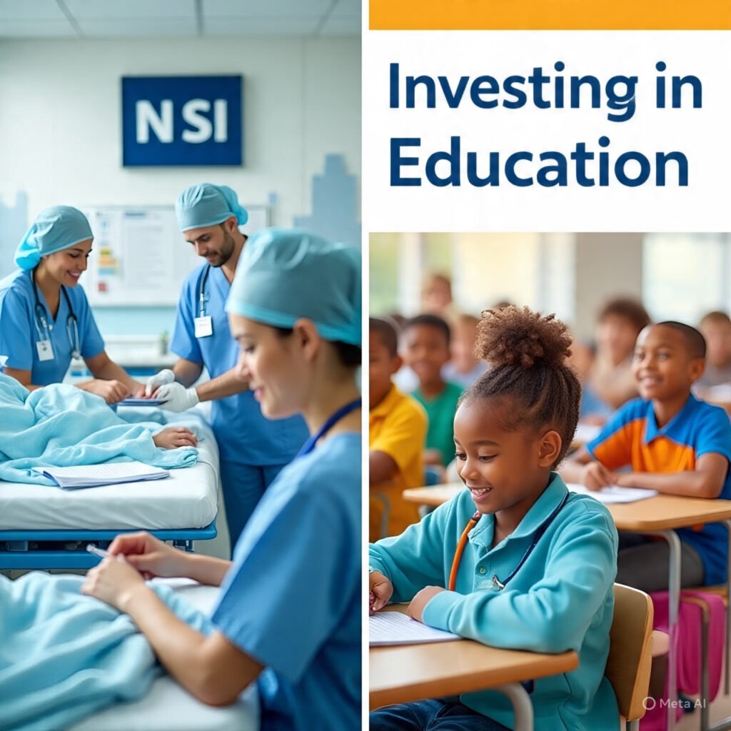 Local spending priorities include funding for NHS services and improvements in the education sector, reports indicate. 9 education