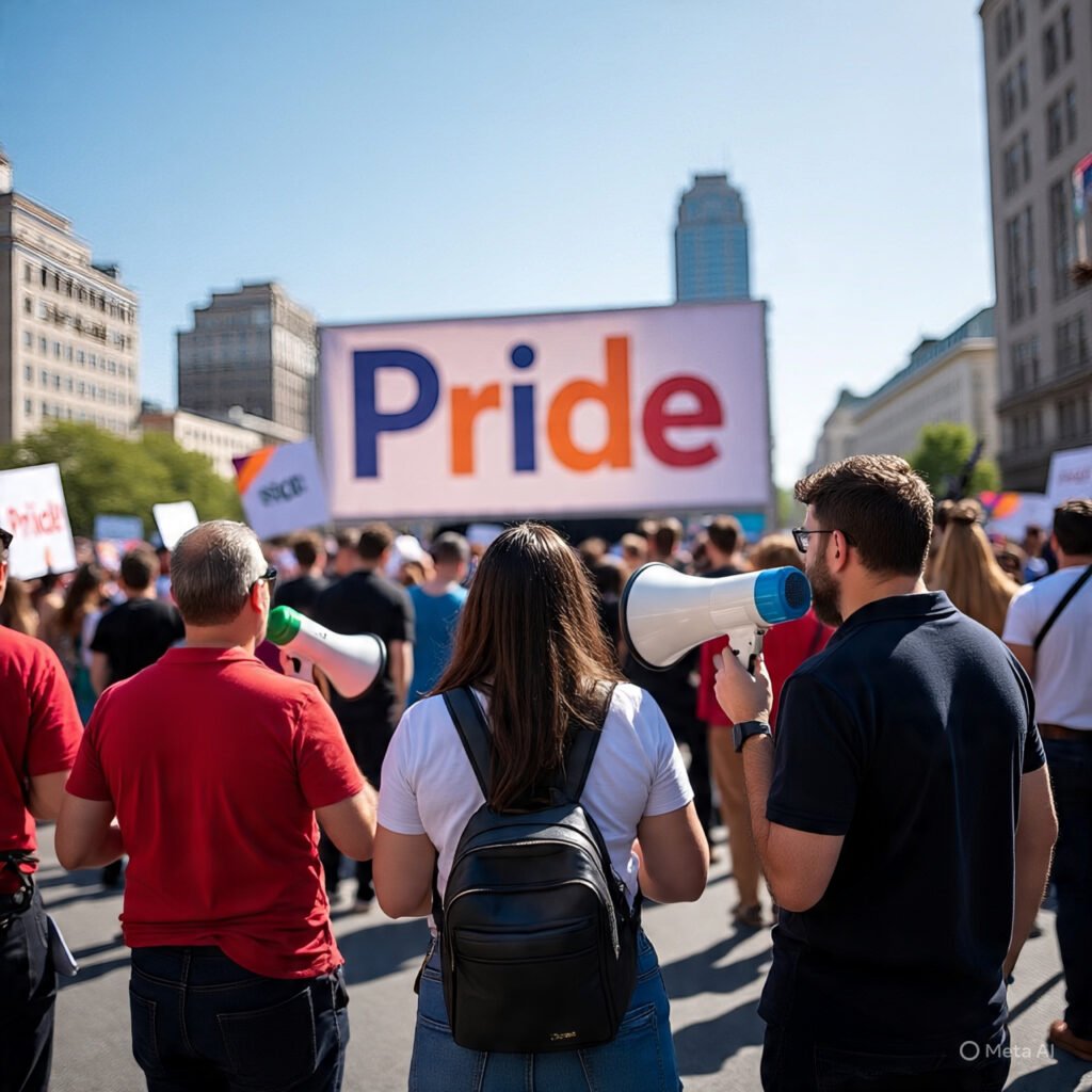 Pride organizers criticize presence of political actions during the event. 1 health care facilities