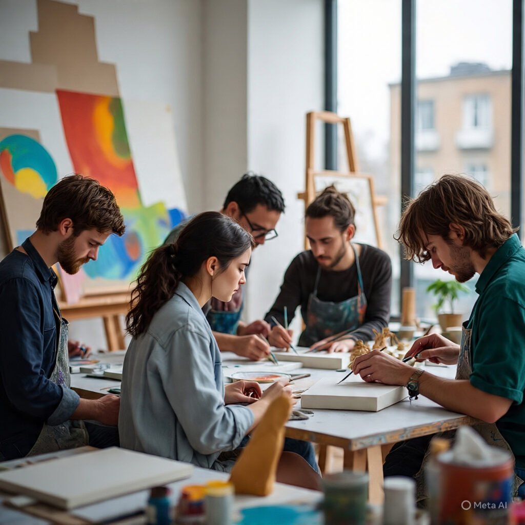 Artists receive funding to explore and advance their innovative creative projects. 7 politics