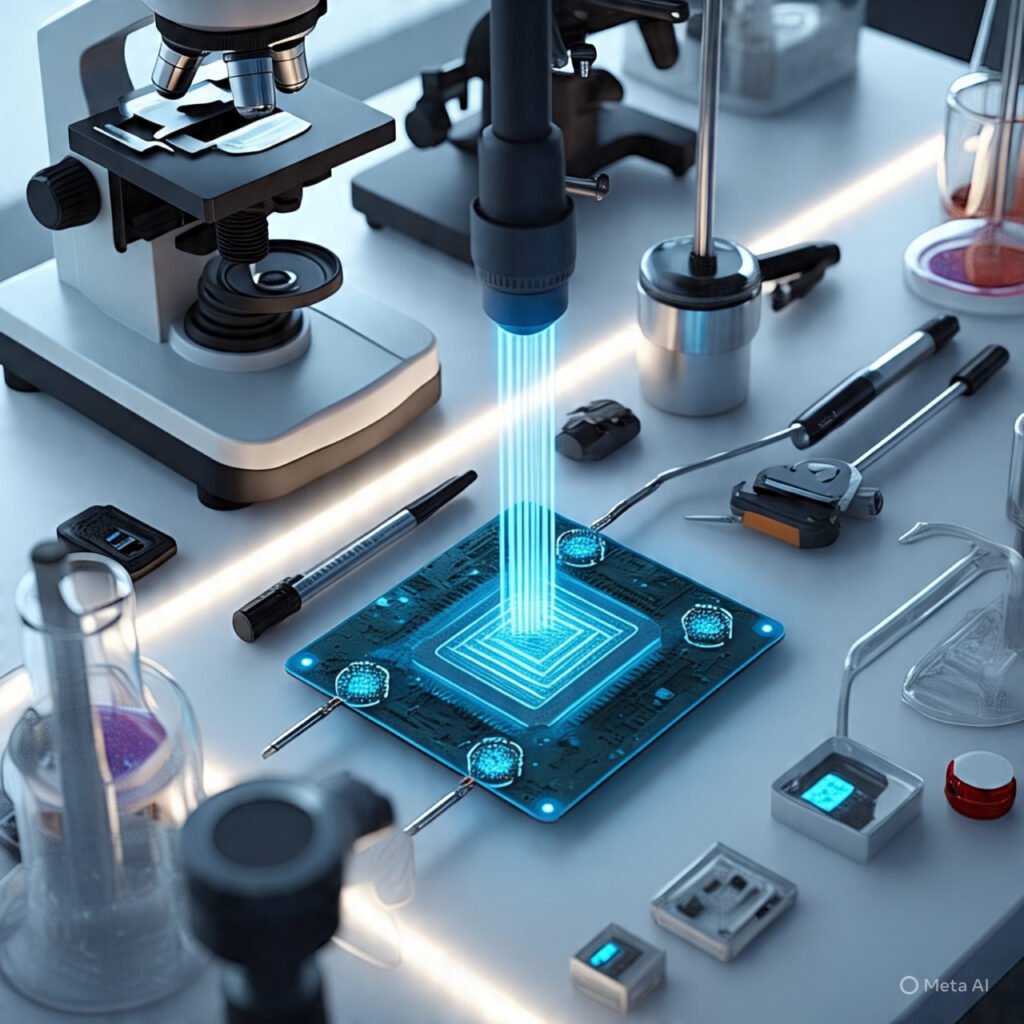 Quantum Chip Connects Microwaves to Light in Breakthrough Silicon-Based Communication Technology