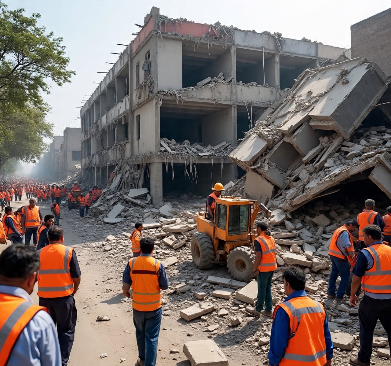 At Least Six Dead After Building Collapse in Karachi, Pakistan 1