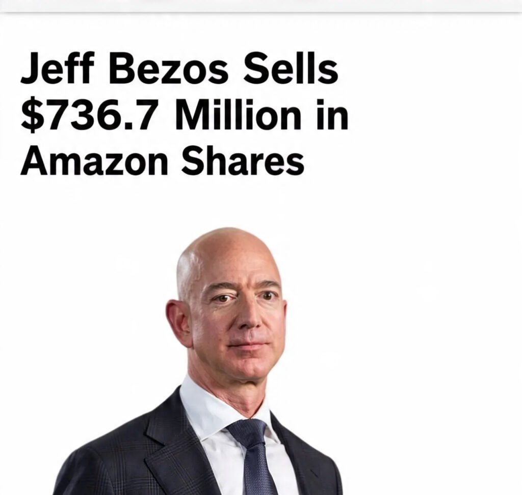 jeff Bezos Sells $736.7 Million in Amazon Shares 1 eff bezos sells 736 7 million in amazon