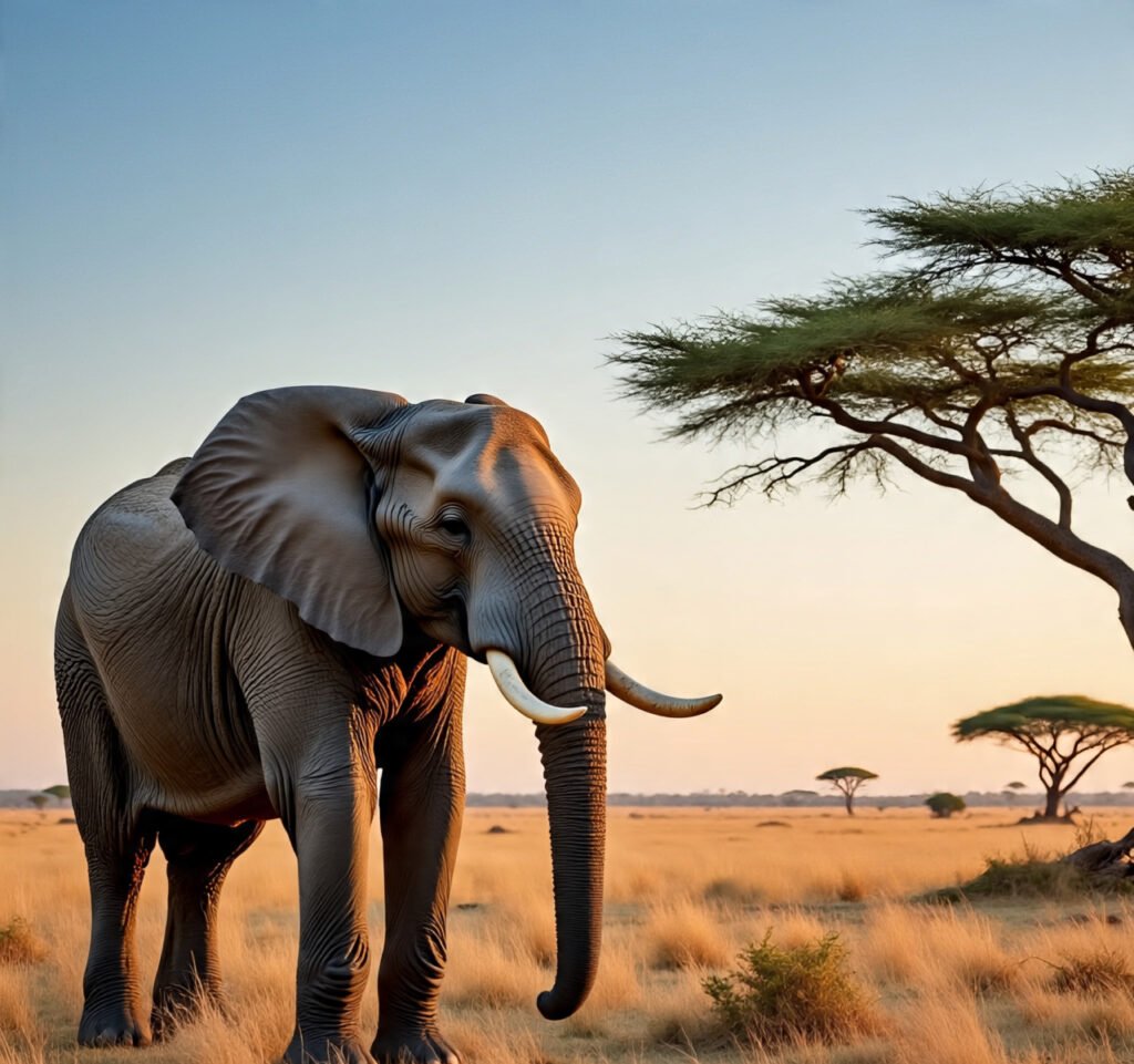 elephant image in zambia