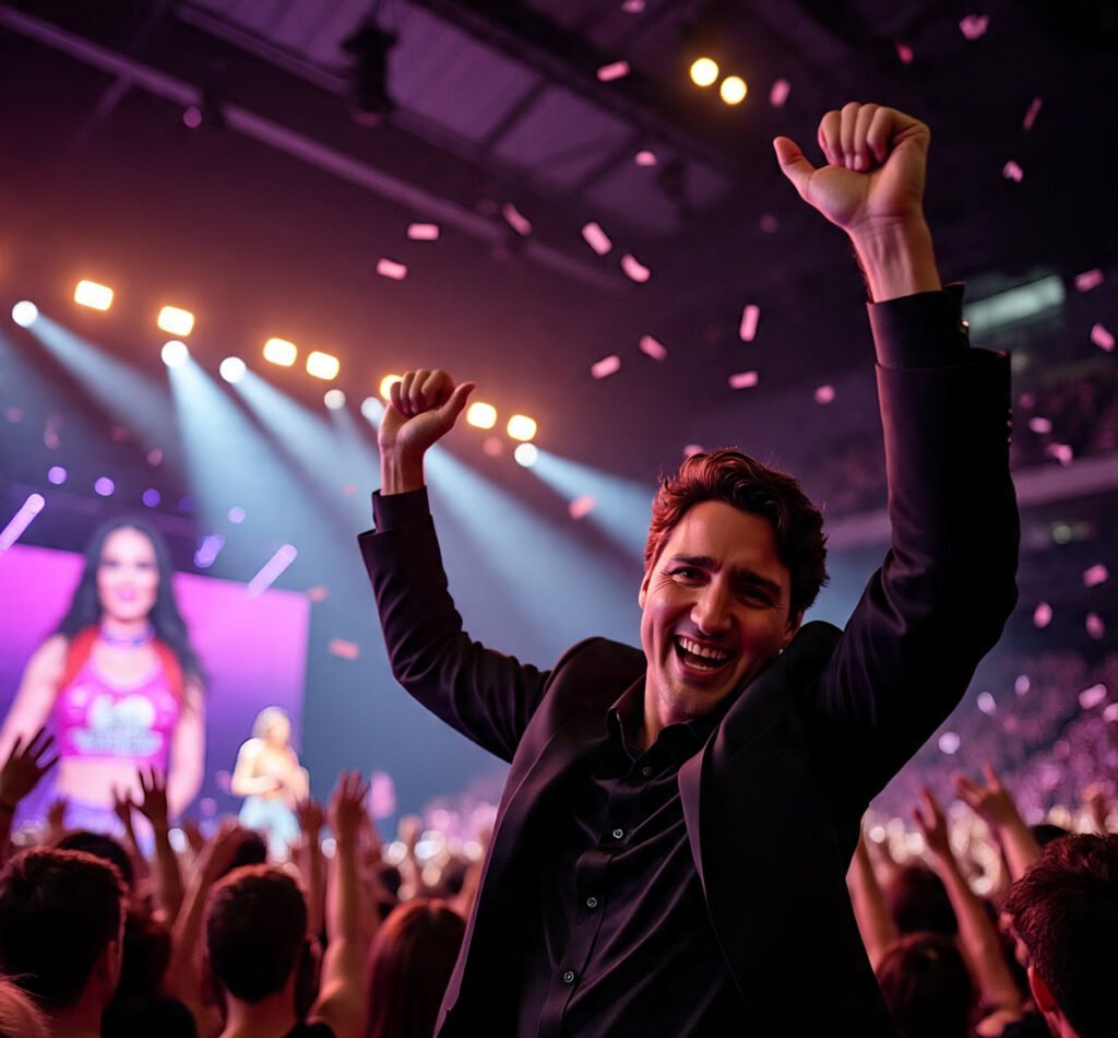 From Dinner to the Dance Floor: Justin Trudeau Seen Rocking Out at Katy Perry’s Montreal Concert 1 From Dinner to the Dance Floor: Justin Trudeau Seen Rocking Out at Katy Perry’s Montreal Concert
