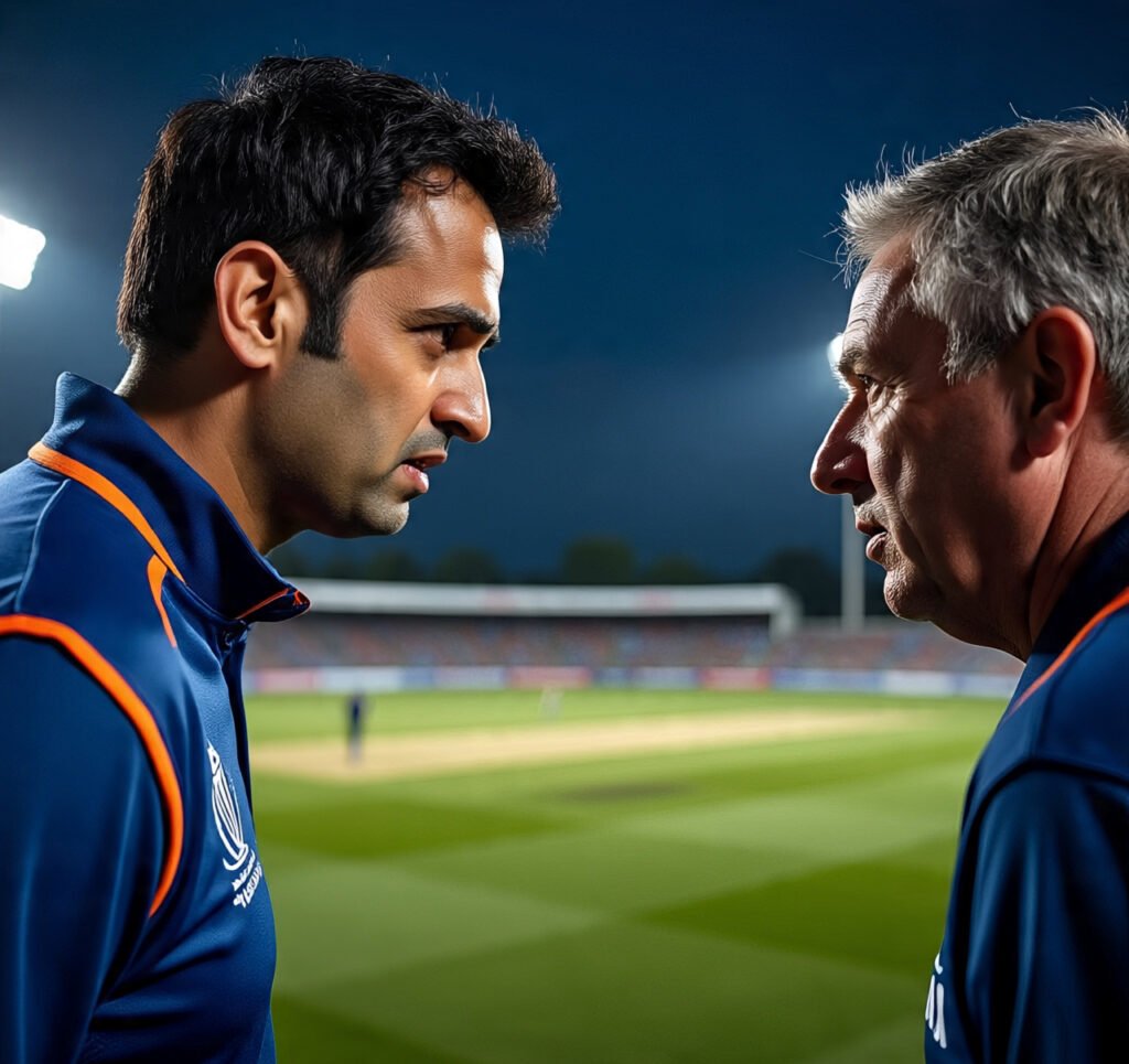 Gautham gambhir clashes with oval pitch curator ahead of india-england 5th test 2 Gautham gambhir clashes with oval curator ahead of india-england 5th test