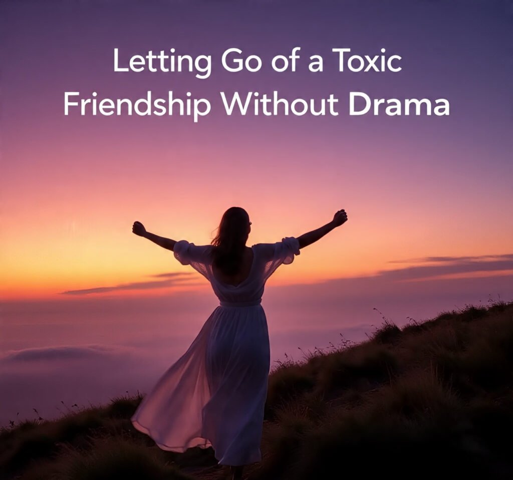 "Letting Go of a Toxic Friendship Without Drama" 1 letting go of a toxic friendship without
