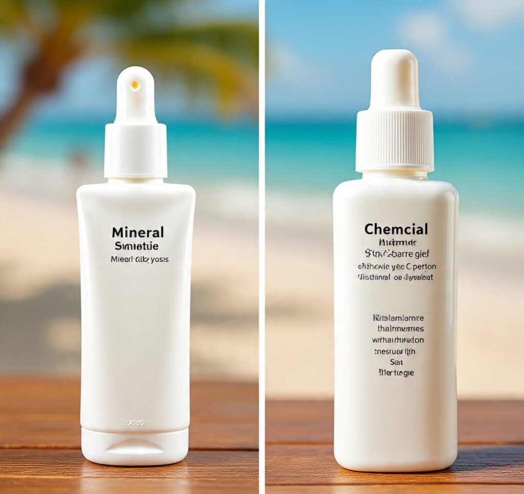 Mineral vs Chemical Sunscreens: What’s the Real Difference? 1 mineral vs chemical sunscreens what s the real