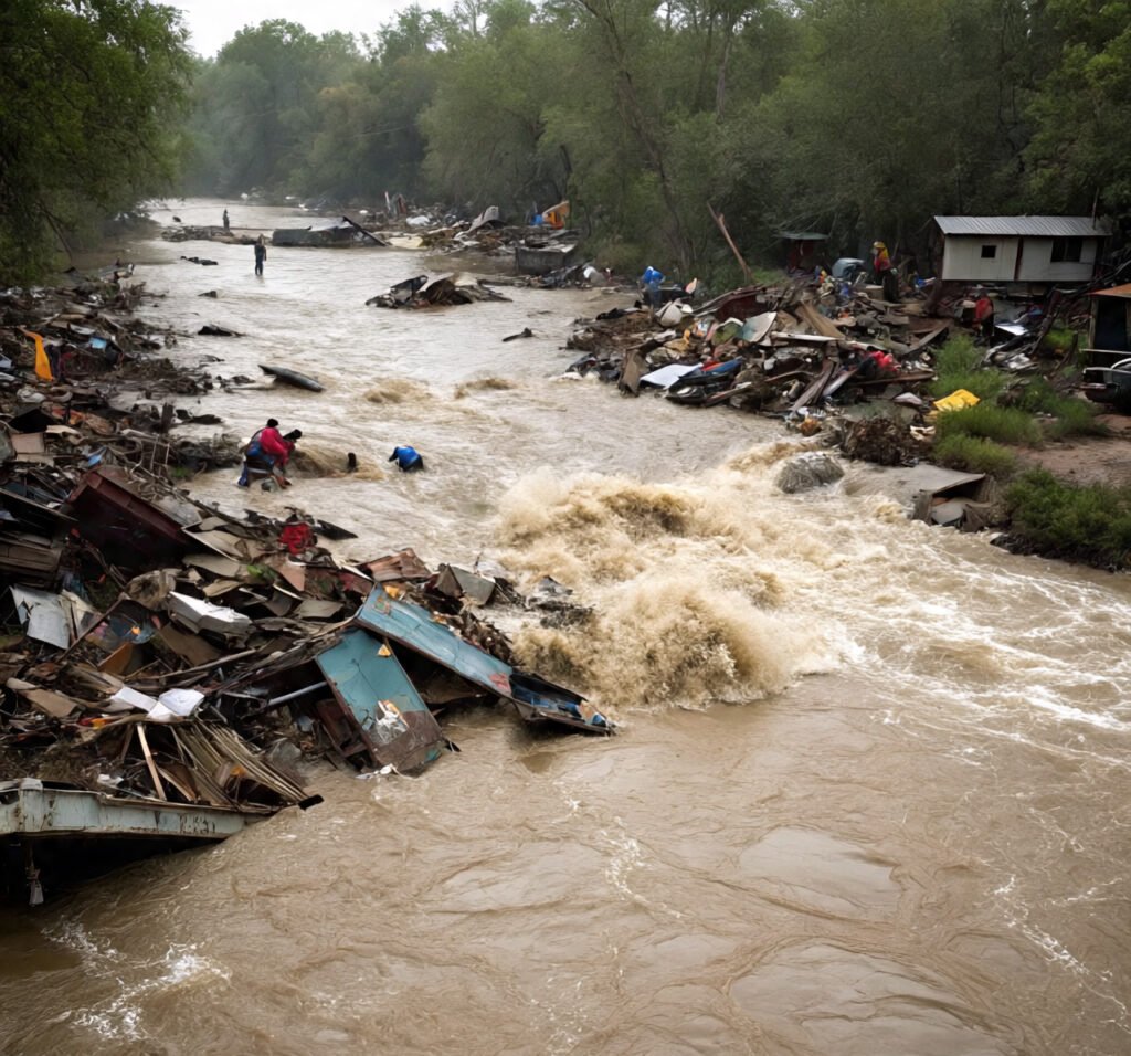 At Least 24 Dead as Flash Floods Devastate Texas’ Guadalupe River Region 1 pelo menos 24 mortos enquanto as inunda es