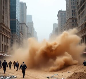 international news 214 sandstrom in the city