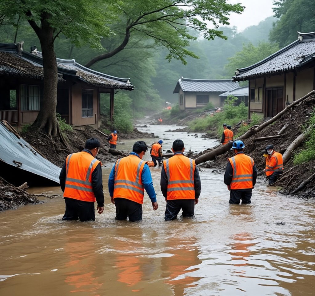 South Korea Flood Disaster: Death Toll Rises to 14 Amid Landslides and Torrential Rainfall 1 south korea flood disaster death toll rises