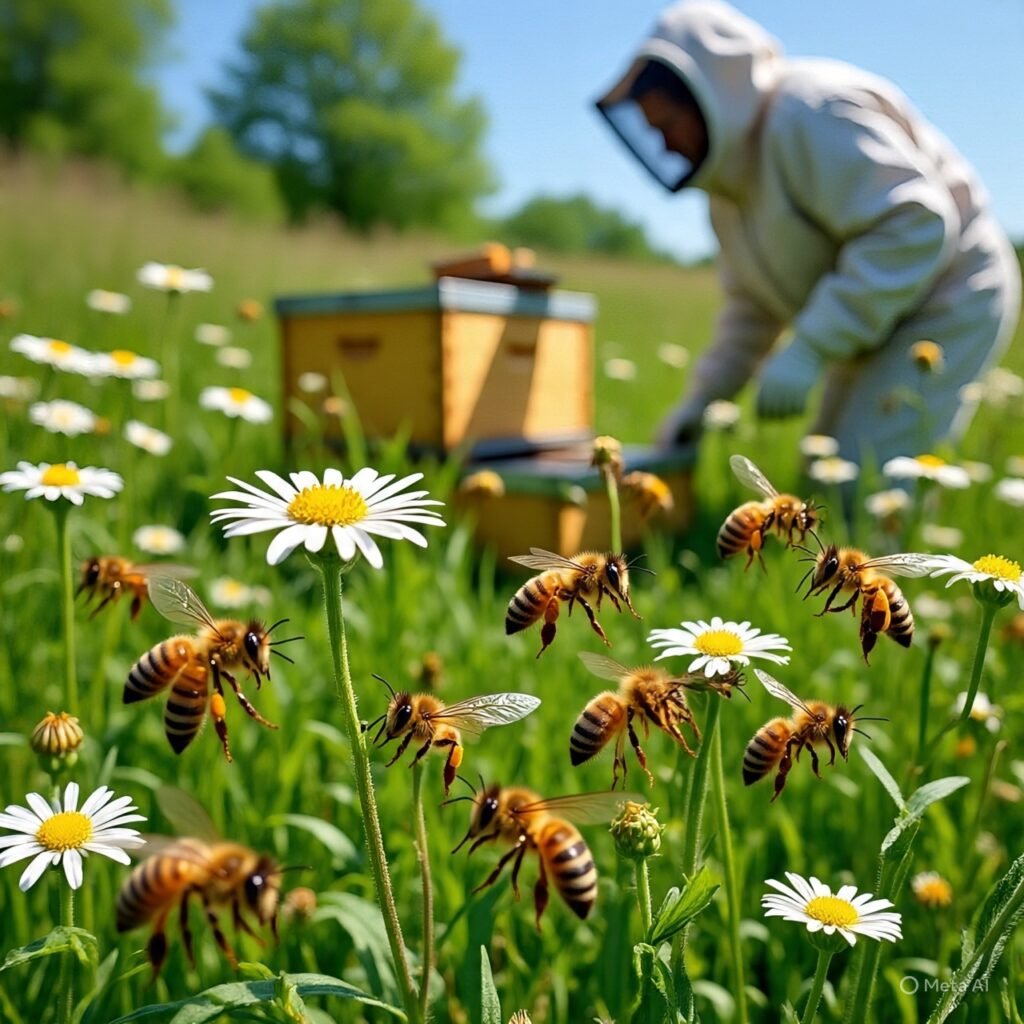Scientists Develop Honeybee Superfood to Help Colonies Survive Climate Change 6 honey bees