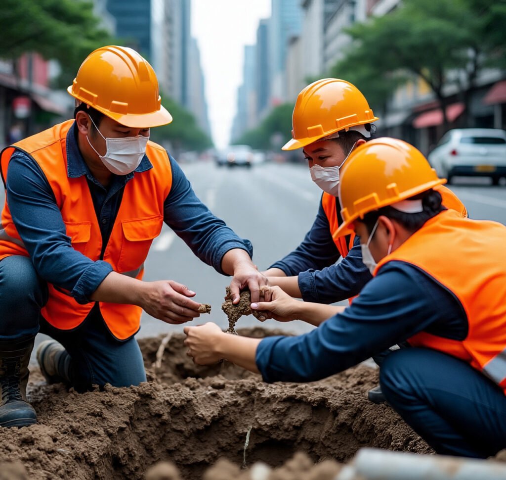 Heroic Migrant Workers Save Woman From Sinkhole in Singapore