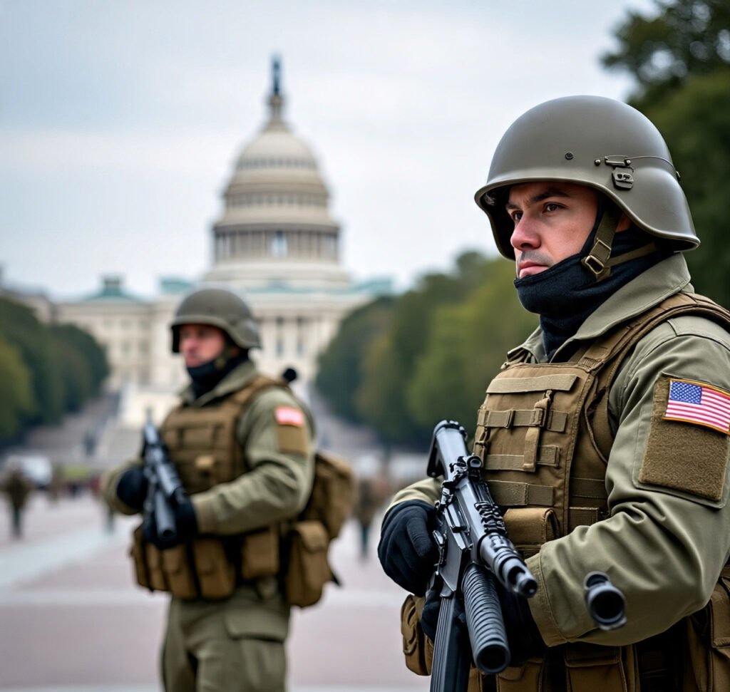 National Guard Start Carrying Firearms in Washington, DC as Trump Targets Democratic Cities