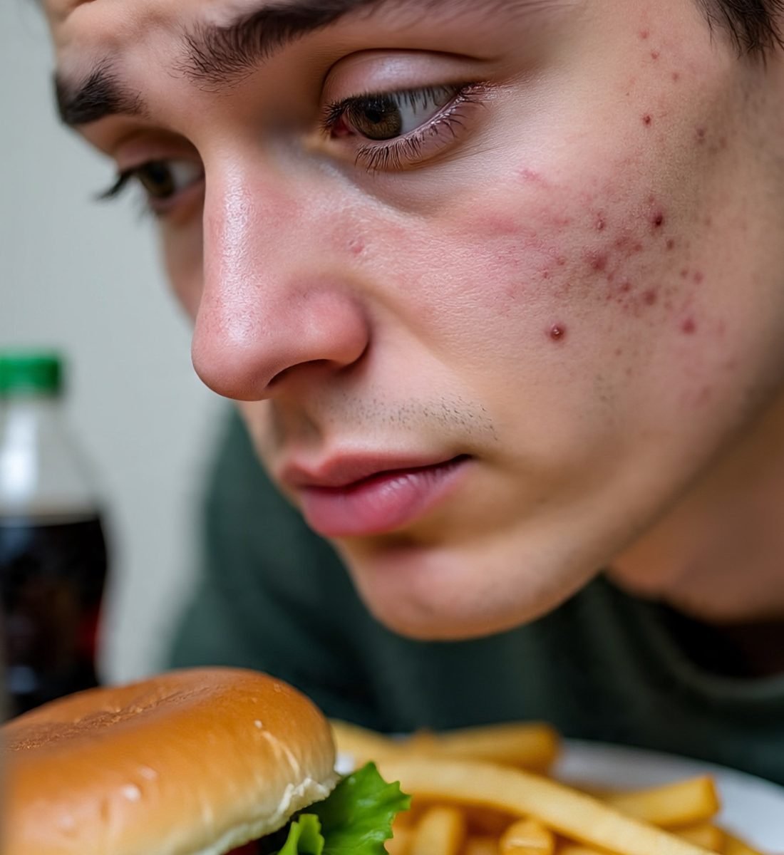 is_it_true_that_eating_greasy_food Is It True That Eating Greasy Food Causes Spots?